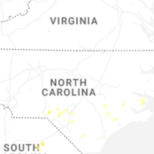 Regional Hail Map for Raleigh, NC - Friday, August 21, 2026