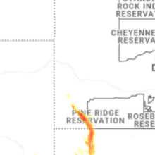 Regional Hail Map for Rapid City, SD - Friday, August 21, 2026