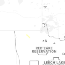 Regional Hail Map for Roseau, MN - Friday, August 21, 2026
