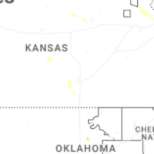 Regional Hail Map for Wichita, KS - Friday, August 21, 2026