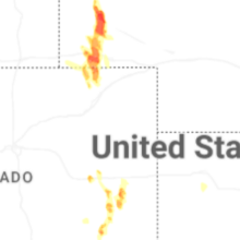 Regional Hail Map for Yuma, CO - Friday, August 21, 2026