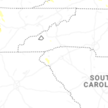 Regional Hail Map for Greenville, SC - Saturday, August 22, 2026