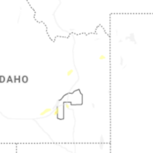 Regional Hail Map for Idaho Falls, ID - Saturday, August 22, 2026