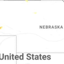 Regional Hail Map for North Platte, NE - Saturday, August 22, 2026