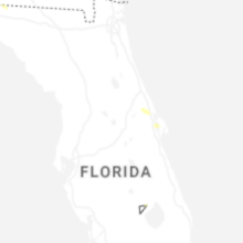 Regional Hail Map for Orlando, FL - Saturday, August 22, 2026