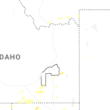 Regional Hail Map for Idaho Falls, ID - Sunday, August 23, 2026