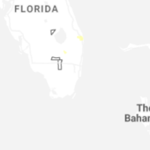 Regional Hail Map for Miami, FL - Sunday, August 23, 2026