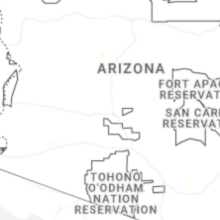 Regional Hail Map for Phoenix, AZ - Sunday, August 23, 2026