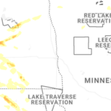 Regional Hail Map for Fargo, ND - Monday, August 24, 2026