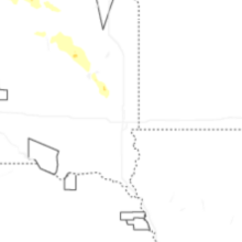 Regional Hail Map for Sioux Falls, SD - Monday, August 24, 2026