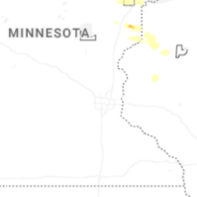 Regional Hail Map for Minneapolis, MN - Tuesday, August 25, 2026