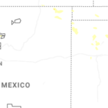 Regional Hail Map for Tucumcari, NM - Tuesday, August 25, 2026