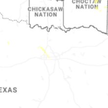 Regional Hail Map for Dallas, TX - Wednesday, August 26, 2026