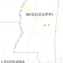 Regional Hail Map for Jackson, MS - Wednesday, August 26, 2026