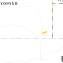 Regional Hail Map for Laramie, WY - Wednesday, August 26, 2026