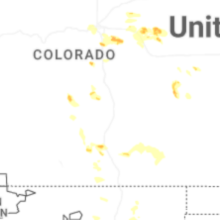 Regional Hail Map for Pueblo, CO - Wednesday, August 26, 2026