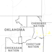 Regional Hail Map for Tulsa, OK - Wednesday, August 26, 2026