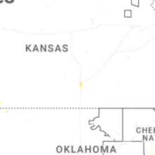 Regional Hail Map for Wichita, KS - Wednesday, August 26, 2026