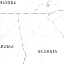 Regional Hail Map for Atlanta, GA - Thursday, August 27, 2026