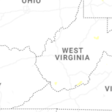 Regional Hail Map for Charleston, WV - Thursday, August 27, 2026