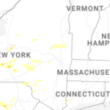 Regional Hail Map for Schenectady, NY - Thursday, August 27, 2026
