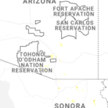 Regional Hail Map for Tucson, AZ - Thursday, August 27, 2026