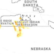Regional Hail Map for Valentine, NE - Thursday, August 27, 2026