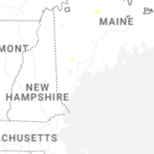 Regional Hail Map for Portland, ME - Friday, August 28, 2026