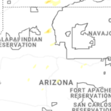 Regional Hail Map for Flagstaff, AZ - Saturday, August 29, 2026