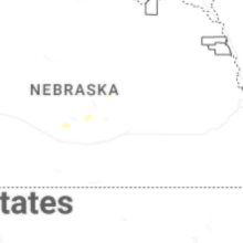 Regional Hail Map for Grand Island, NE - Saturday, August 29, 2026