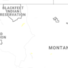 Regional Hail Map for Great Falls, MT - Saturday, August 29, 2026