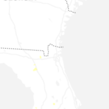 Regional Hail Map for Jacksonville, FL - Saturday, August 29, 2026
