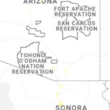 Regional Hail Map for Tucson, AZ - Saturday, August 29, 2026