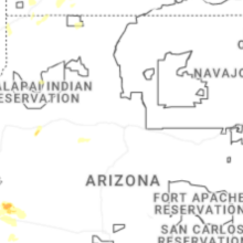 Regional Hail Map for Flagstaff, AZ - Monday, August 31, 2026