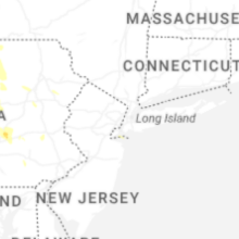Regional Hail Map for Brooklyn, NY - Tuesday, September 1, 2026