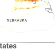 Regional Hail Map for Grand Island, NE - Tuesday, September 1, 2026