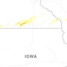 Regional Hail Map for Mason City, IA - Tuesday, September 1, 2026