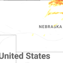 Regional Hail Map for North Platte, NE - Tuesday, September 1, 2026
