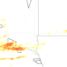 Regional Hail Map for Sioux Falls, SD - Tuesday, September 1, 2026