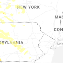 Regional Hail Map for Scranton, PA - Wednesday, September 2, 2026