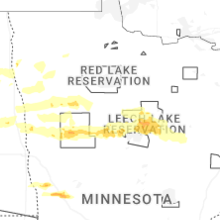 Regional Hail Map for Bemidji, MN - Thursday, September 3, 2026