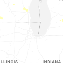 Regional Hail Map for Chicago, IL - Thursday, September 3, 2026