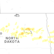 Regional Hail Map for Devils Lake, ND - Thursday, September 3, 2026