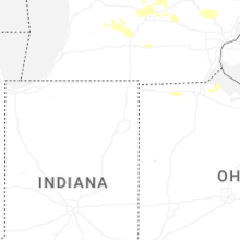 Regional Hail Map for Fort Wayne, IN - Thursday, September 3, 2026