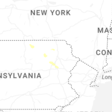 Regional Hail Map for Scranton, PA - Thursday, September 3, 2026