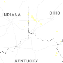 Regional Hail Map for Cincinnati, OH - Friday, September 4, 2026