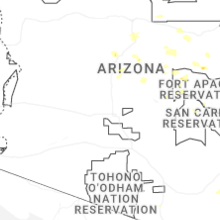 Regional Hail Map for Phoenix, AZ - Friday, September 11, 2026