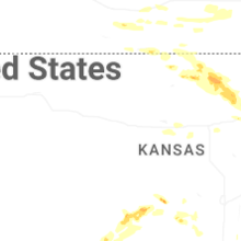 Regional Hail Map for Hays, KS - Saturday, September 12, 2026