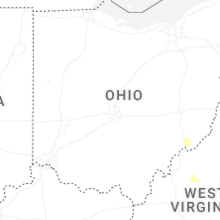 Regional Hail Map for Columbus, OH - Sunday, September 13, 2026