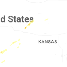 Regional Hail Map for Hays, KS - Monday, September 14, 2026